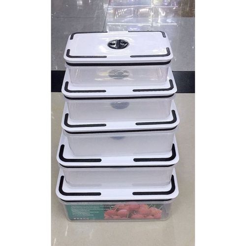 Generic 5Pc Food Fridge Storage Container/ Lunch Box Set @ Best