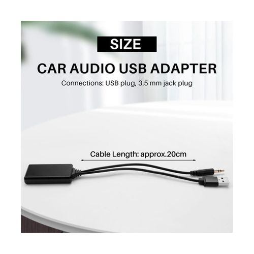 Wireless Car Bluetooth Adapter AUX USB Audio Music Cable For BMW