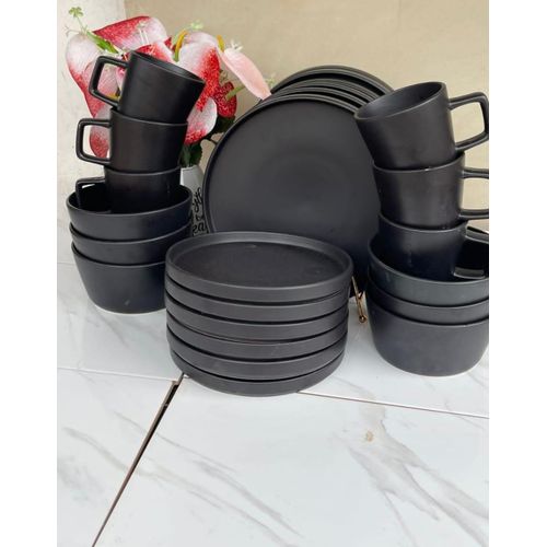 product_image_name-Generic-24pcs Unique design black dinner set-2
