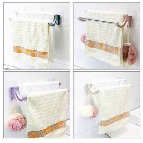 product_image_name-Generic-54cm self adhesive Double Pole Towel Holder,-6