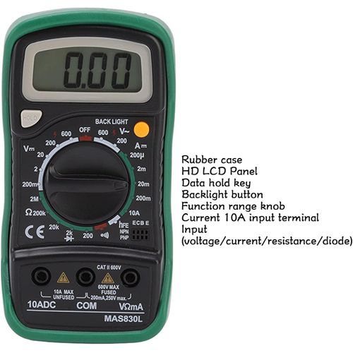 product_image_name-Mastech-MAS830L Portable Digital Multimeter with Backlit Screen and Data Hold-2