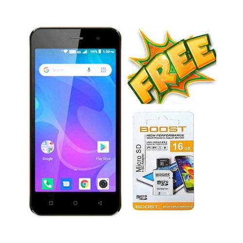 Safaricom Neon Ray Pro,black,5.5'',1GB RAM+16GB ROM,4G,2500mAh+FREE16Gb