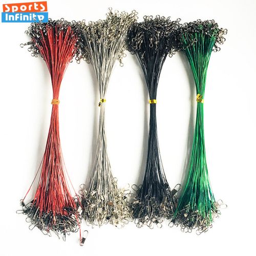 Fishing Line Steel Wire Leader With Swivel Steel Fishing Line