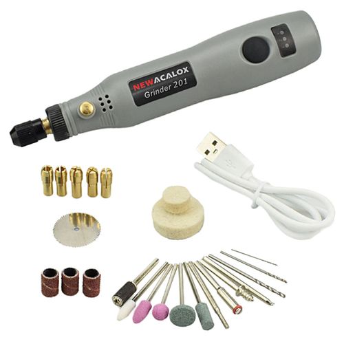 Generic 10W Hobby Craft Mini Drill Grinder Rotary Tool Set