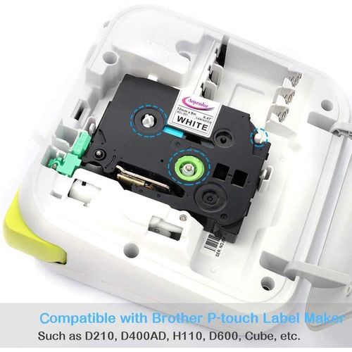 Anycolor Cartridge Compatible With Brother P Touch TZe 12mm ...