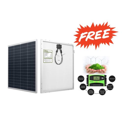 product_image_name-Solarmax- 10 Watts Solar Panel Monocrystalline Solar Panel + Free 10A Solar Charge Controller -1