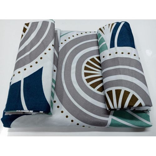 product_image_name-Generic-Quality Cotton Bed Sheet Set 2 Flat Bedsheets & 2 Pillow Cases-1