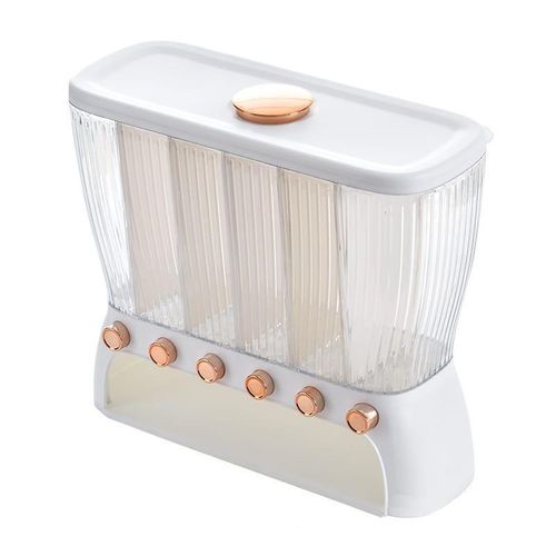 product_image_name-Nice-Acrylic Partitioned Rice/Cereal Dispenser-6
