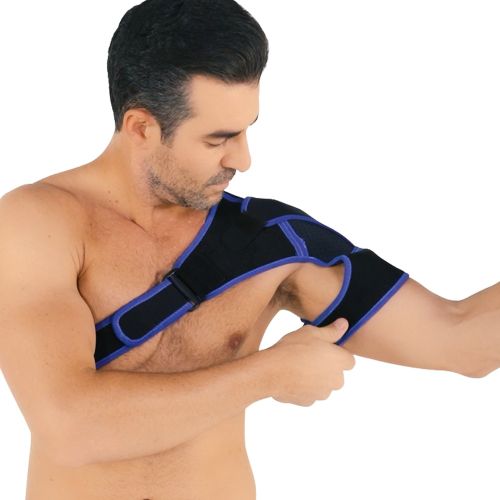 Generic 1PCS Therapy Compression Shoulder Support With Hot/Cold Gel Pack  For Shoulder Pain Relief Injury Recovery Shoulder Workout Brace-Black @  Best Price Online