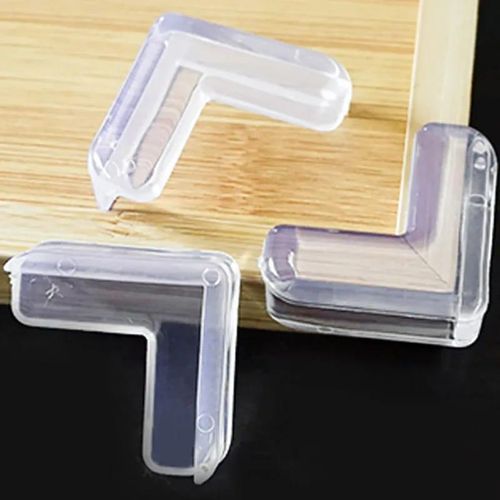 4pcs Round Transparent Child Safety Table Corner Guards For Glass