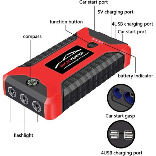 product_image_name-Generic-12V Power Bank Car Jump Starter 600A Battery Charger Booster for Emergency-3