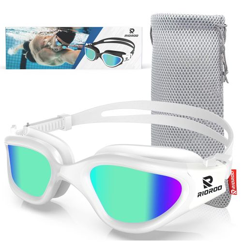 Swimming Goggles For Adult Anti-uv Leak Proof Big Frame Adult Swim Goggles  Comfortable Swimming Goggles With Anti-fog Anti-uv