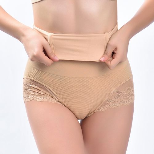 Women's Cotton High Waist Abdominal Slimming Hygroscopic  Underwear,Breathable Tummy Control Panties,Stretch Seamless Full Coverage  Hip-Lifting Panties