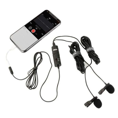 product_image_name-Generic-BOYA BY-M1DM Dual Mic System for DSLR Cameras, Laptops and Mobile Recording-1