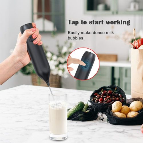 Dropship Milk Frother Handheld Rechargeable Electric Foam Maker, Drink Mixer  to Sell Online at a Lower Price