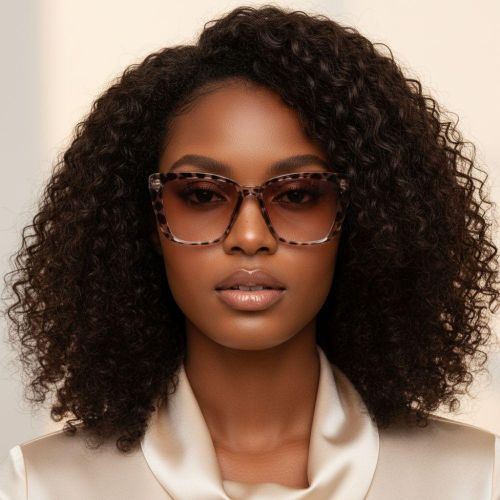 iyooyoo Large Cat-eye Fashionable Oversize Sunglasses for