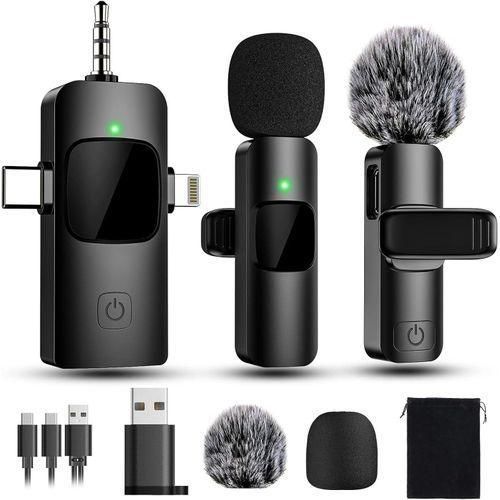 product_image_name-Generic--In-1 Wireless Lavalier Microphone, Suitable For Iphone, Ipad, Android, Camera Microphone, Noise Reduction-1