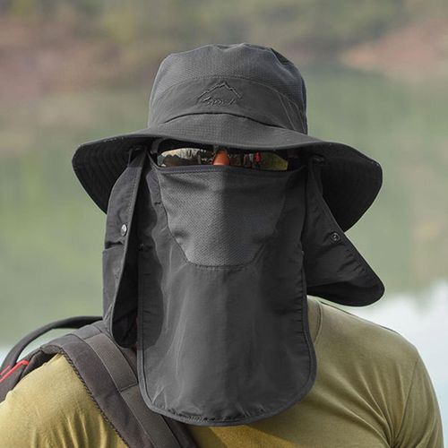Generic Fishing Hats Men Sun Protection Waterproof With Black @ Best Price  Online