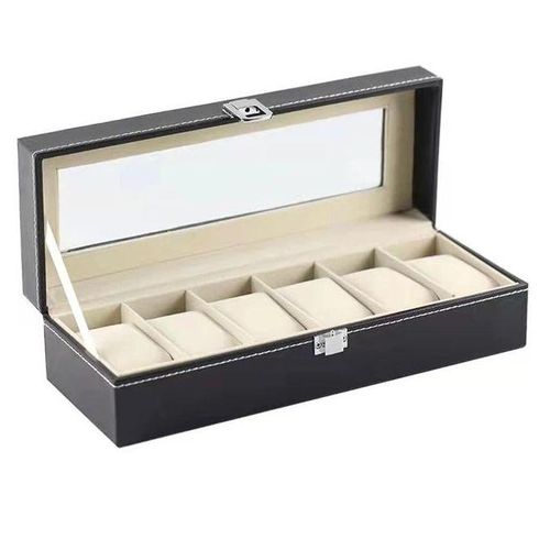 product_image_name-Generic-6 Slots Watch Organizer Storage Box-1