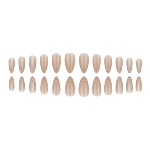 product_image_name-Fashion-High-end milk apricot solid color cool-toned false nails-1