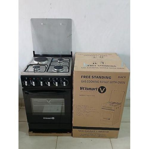 product_image_name-VOLSMART- 3gas +1 electric Free Standing cooker with JET VALVES AND Electric oven-1