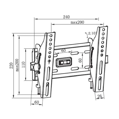product_image_name-Generic-20T TV wall mount bracket   -3