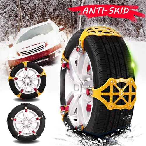 1X Wheel Tire Snow Anti-skid Chains for Car Truck SUV Emergency