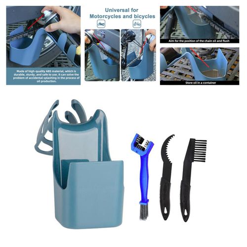 Universal Motorcycle Dirt Bike Chain Cleaning Brush Tool Kit