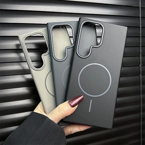 product_image_name-Generic-S24 Ultra Case Thin Matte Magnetic GREY - Minimalist Cover-3