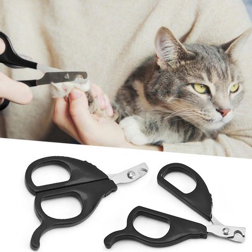 Guillotine Cat Nail Clipper Kit - 3 Pcs Pet Grooming Tools Set