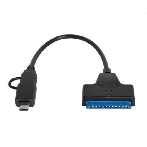 product_image_name-Generic-2-in-1 USB 3.0 & Type-C To SATA III Adapter For 2.5 Inch SSD HDD Hard Disk-4
