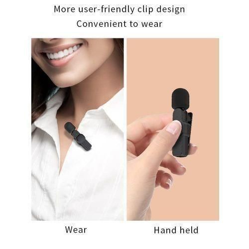 product_image_name-K9-Dual Wireless Microphone – Rechargeable Lapel Mic for Type-C Android, iPhone and iOS (Plug and Play, 20m Range)-2