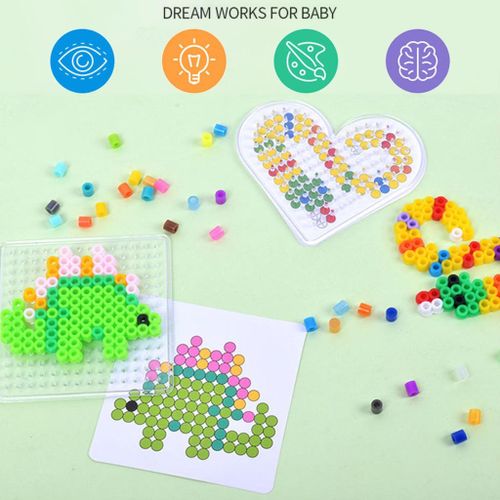 Creative 5mm Fuse Beads Kit Hama Beads Perler Beads Iron Beads for Kids Toy