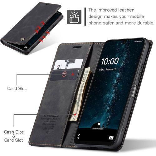 product_image_name-Samsung-Caseme For Galaxy A16 4G/5G, Flip Fold Leather Wallet Case With Credit Card Slot And Kickstand Magnetic Closure Protective Cover For  Galaxy A16 4G/5G-4