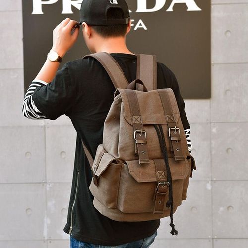 Best vintage canvas sales backpack