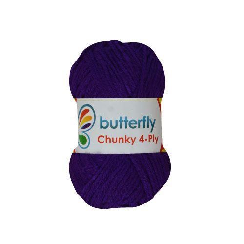 product_image_name-Butterfly-Purple Chunky 4 Ply Yarns - Colour Code: 292-1