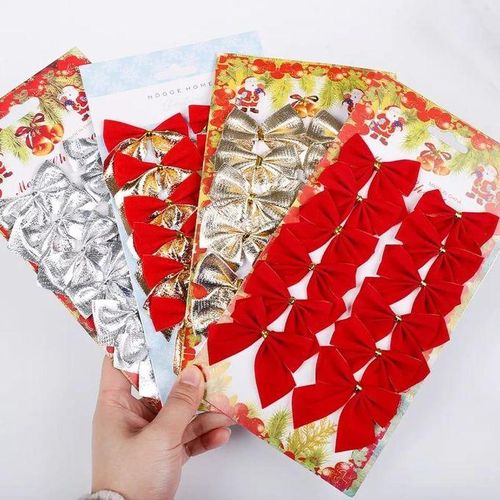 product_image_name-Generic-Assorted tree/wreath christmass decorative bows 12pcs-1