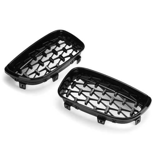 Front Kidney Diamond Meteor Grille Grills For Bmw 1 Series E81 E82