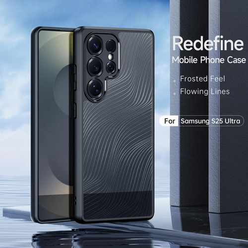 product_image_name-Dux Ducis-Samsung Galaxy S25 Ultra Phone Case, Aimo Series Flowing Line Translucent Matte Back Protective Cover for Third Device-2