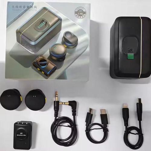 product_image_name-Generic-2Mic 3-in-1 Magnetic Wireless Lavalier Microphone with Charging Case – Type-C & iPhone Compatible-2