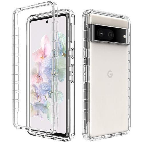 For Google Pixel 7A Case For Pixel 7A Cover Hard Clear PC Soft TPU