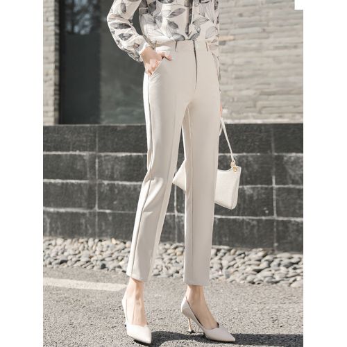 Cheap HOUZHOU Suit Pants Women Drape High Waist Spring Trousers Casual  Mopping Loose Office Lady Classic Wide Leg Pants | Joom