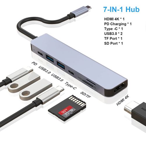 HUB USB vers Adaptateur HDMI Pour Macbook Pro-Air Thunderbolt 3