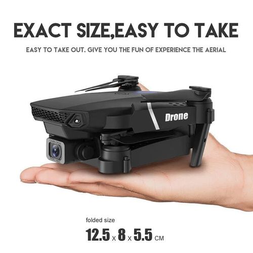 product_image_name-Generic-E88 4K Camera D_rone with Foldable Design, FPV WiFi & Dual Battery Pack-3