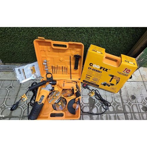 product_image_name-Generic-COOFIX Electric Drill & Angle Grinder Combo Kit-1