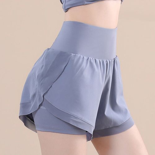 Generic Womens High Waisted Running Shorts Athletic Workout Shorts