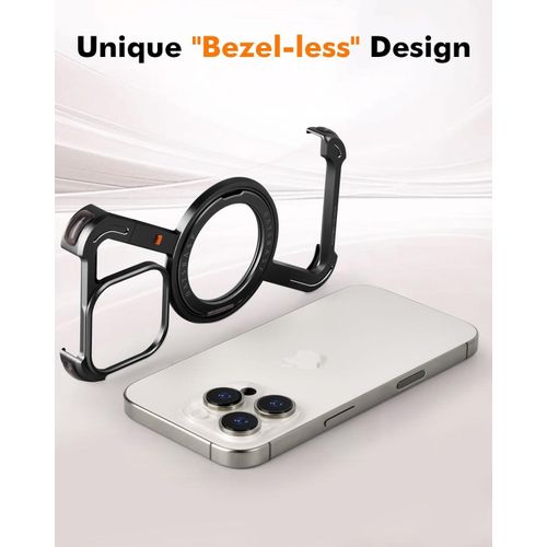 product_image_name-Generic-Titanium Magnetic Frame Case For IPhone 16 Pro Max – Slim Protective Cover With Premium Build-4