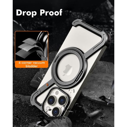 product_image_name-Generic-Titanium Magnetic Frame Case For IPhone 16 Pro Max – Slim Protective Cover With Premium Build-5