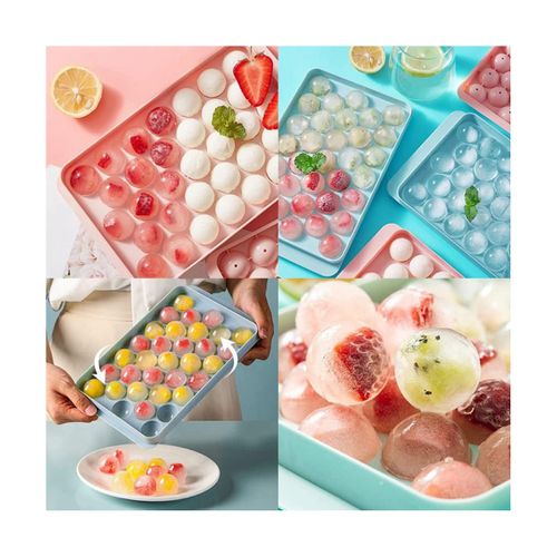 Dropship 4 Packs Small Ice Cube Trays Mini Circle Ice Cube Tray