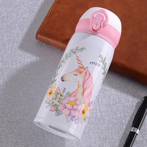 500ml pink children's flamingo unicorn 304